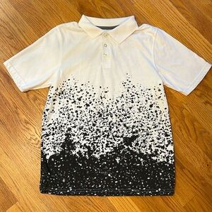 Splatter print Polo